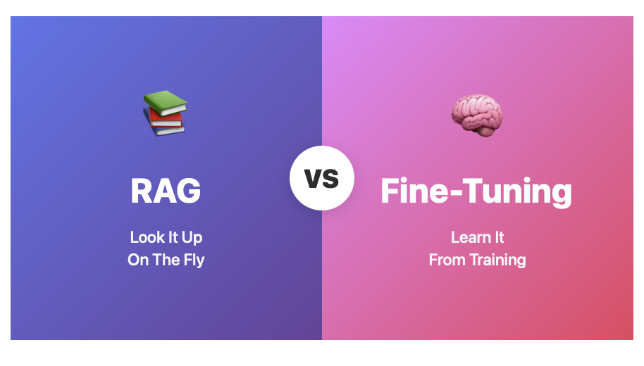 RAG vs Fine-Tuning